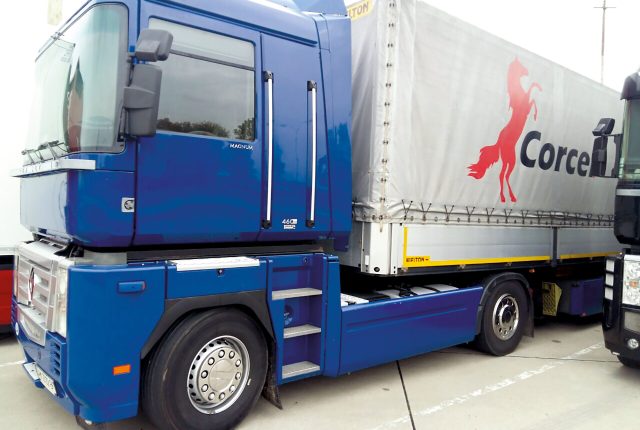 International road transport of vodka products was carried out