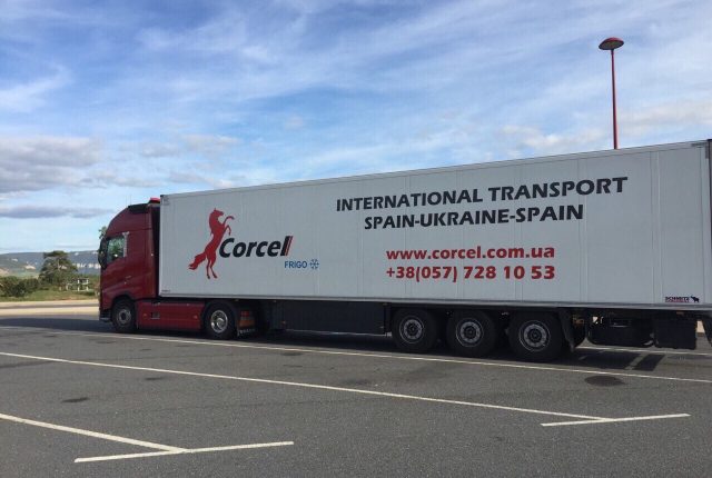 Transportation of chemicals Ukraine-Spain